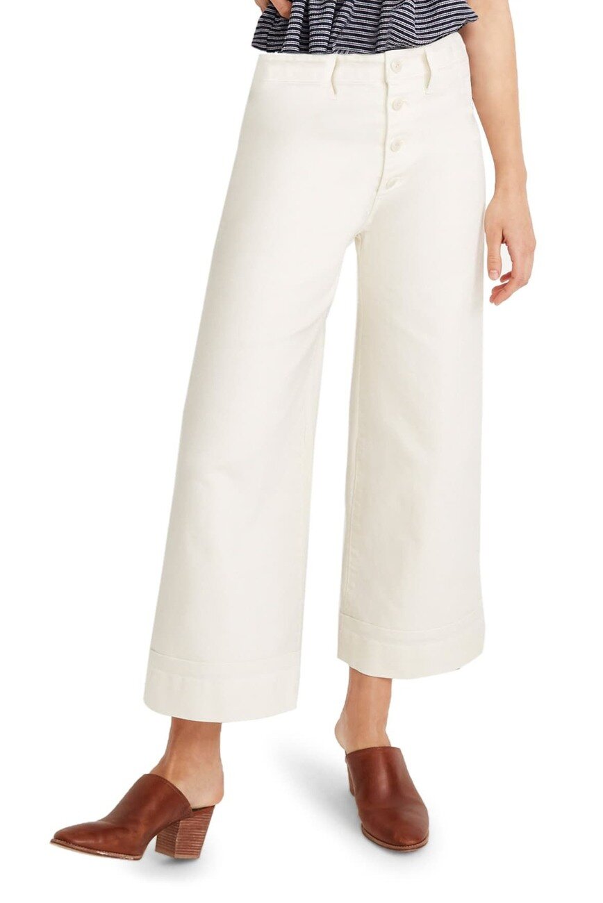 Madewell Wide-Leg White Pant Cropped at Ankle.jpg