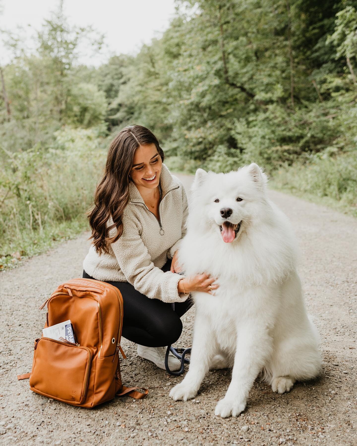 It's such a beautiful time of year to get outside! We love taking Leo to this nature tail and always make sure that he is up to date on his @PetArmor Plus Flea &amp; Tick medication before we go. Check out my story today for a swipe up link to a coup