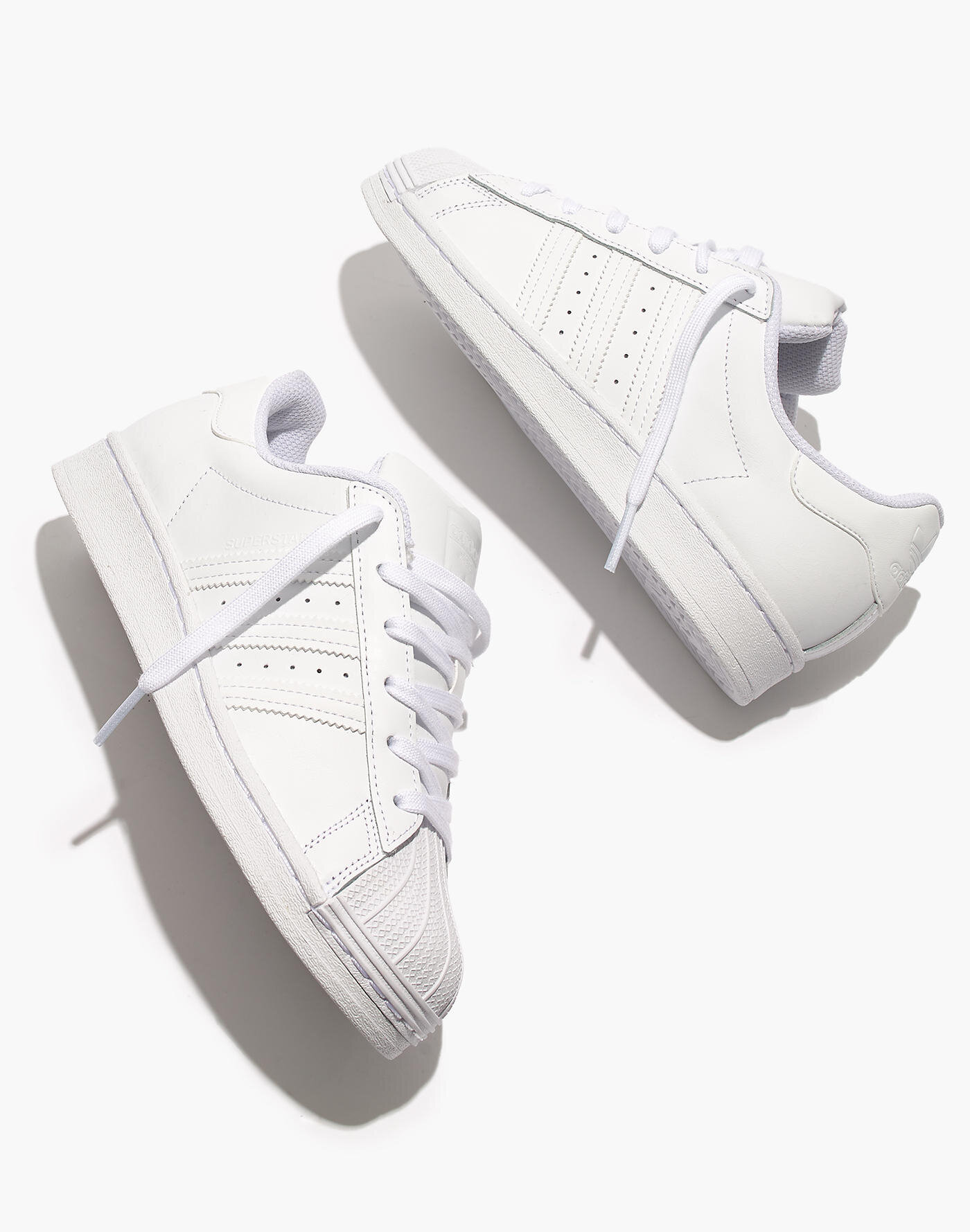 Adidas® Superstar Lace-Up Sneakers in White.jpg
