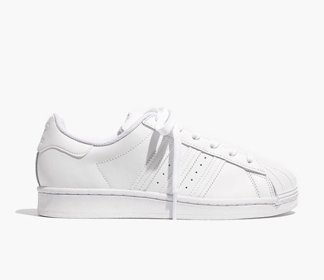 Adidas® Superstar Lace-Up Sneakers in White.png