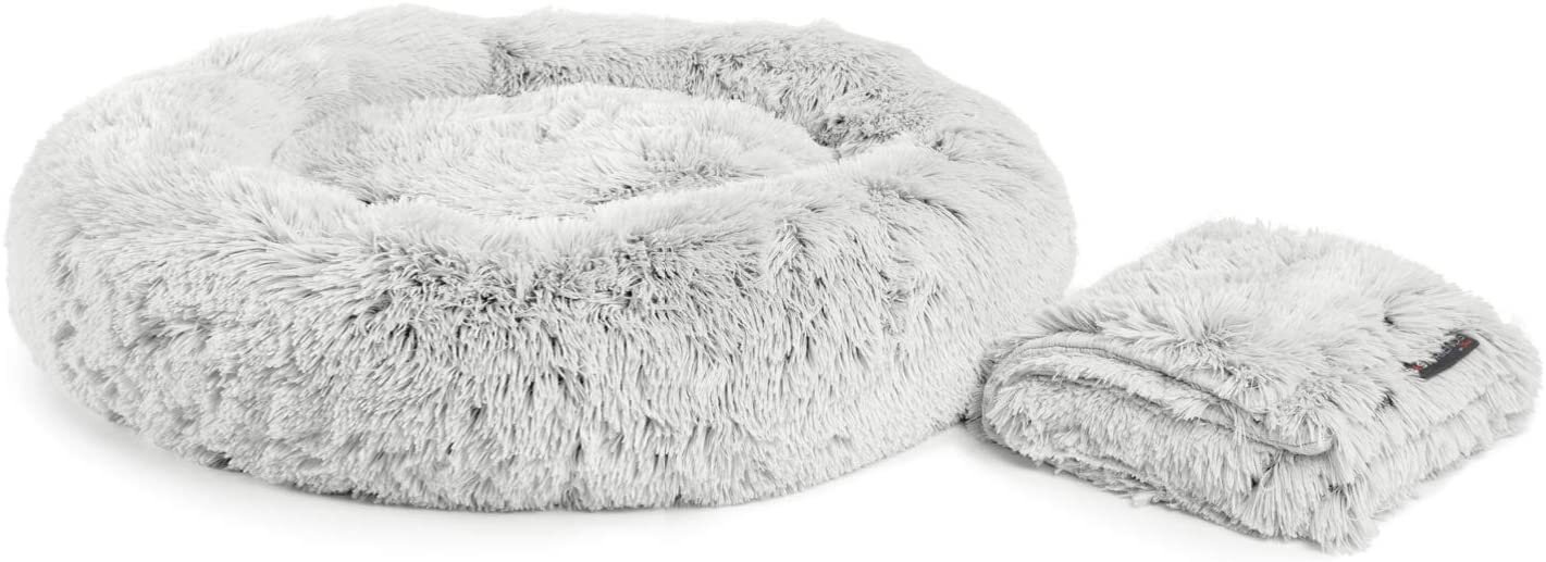 Calming Donut Dog Bed in Shag Fur.jpg