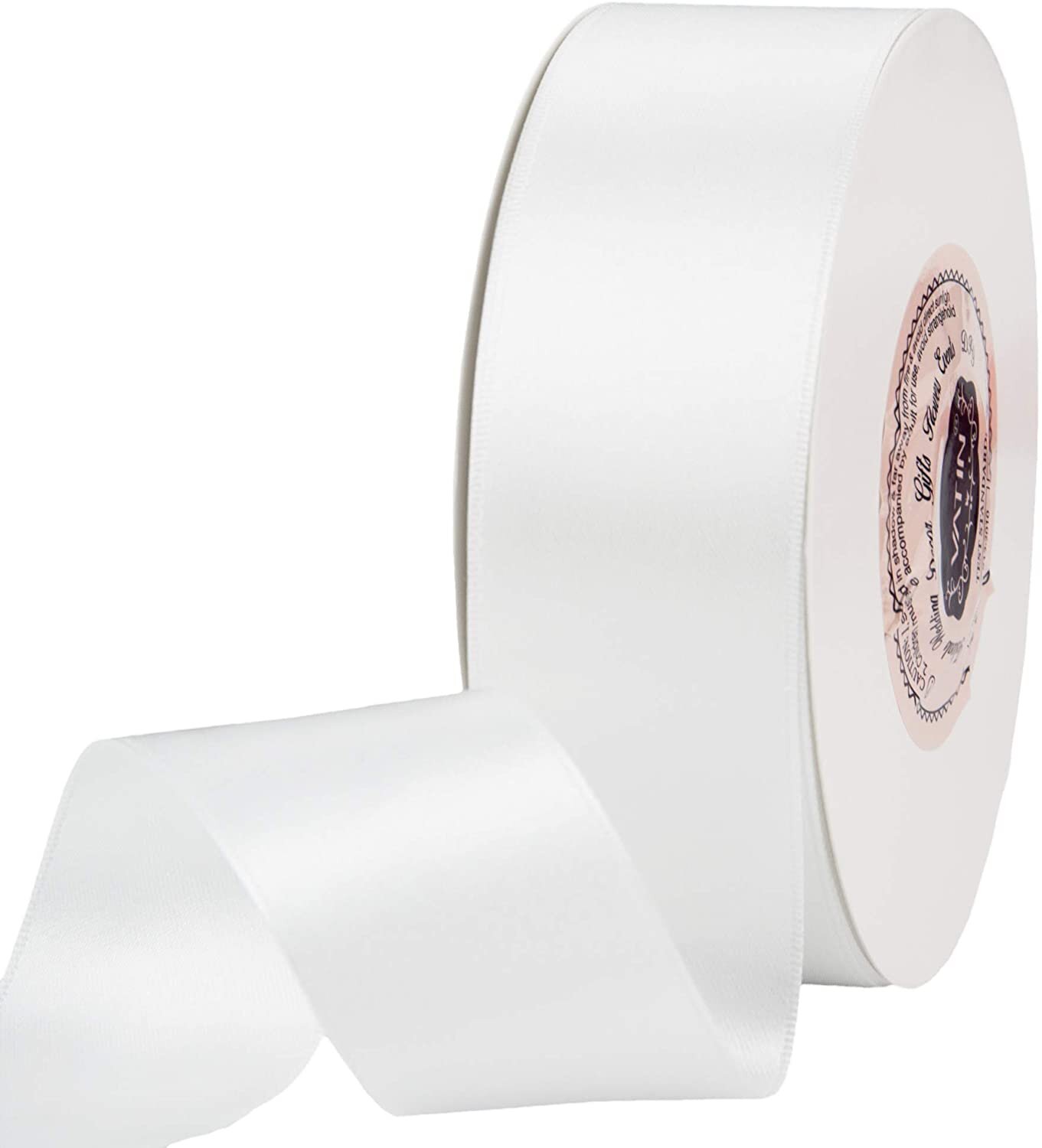 VATIN 1-1:2 inch Wide Double Face Solid Satin Ribbon Roll.jpg