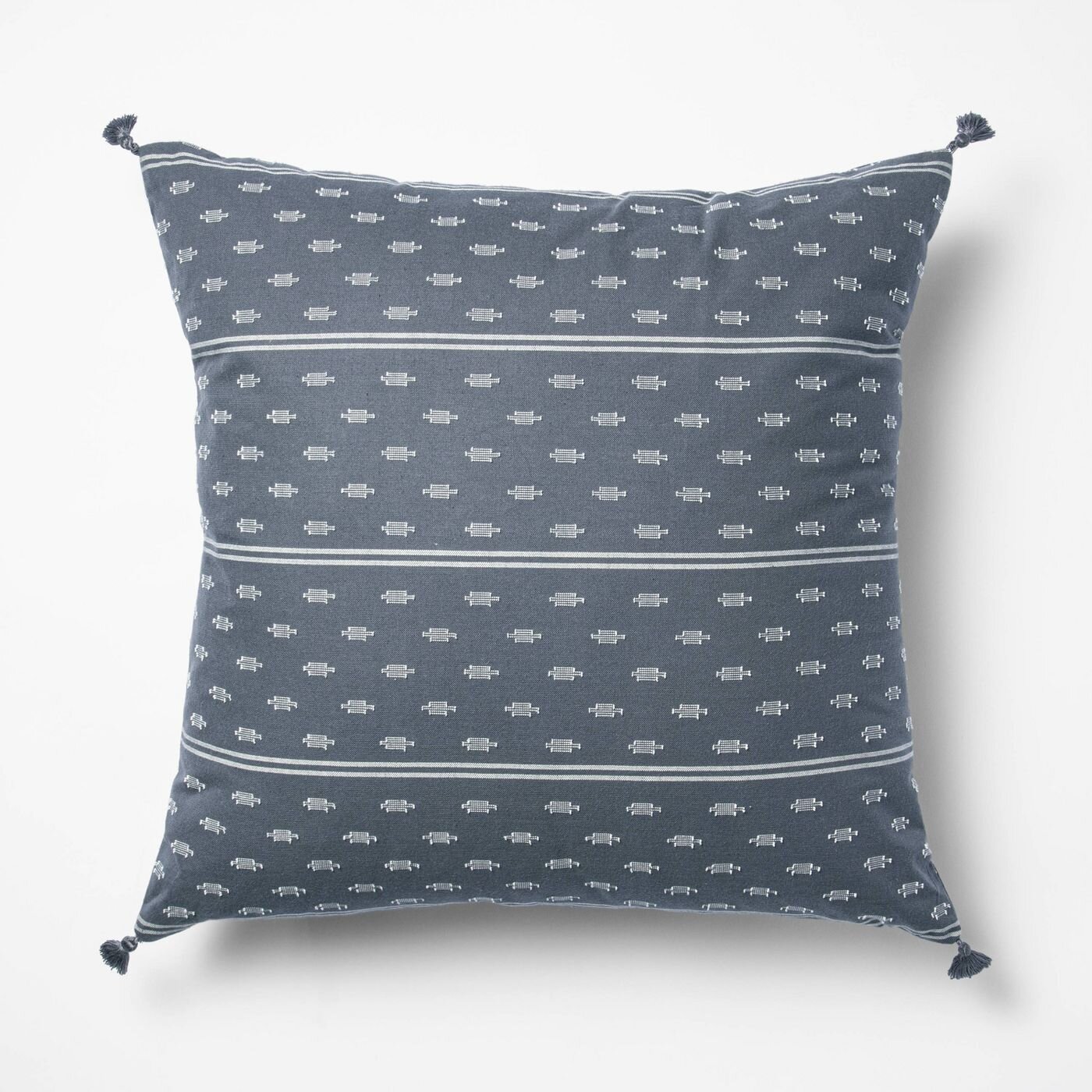 Woven Dobby Throw Pillow Blue/Neutral - Threshold™ designed with Studio McGee